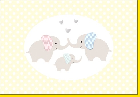 Umschlagk. Elefantenfamilie